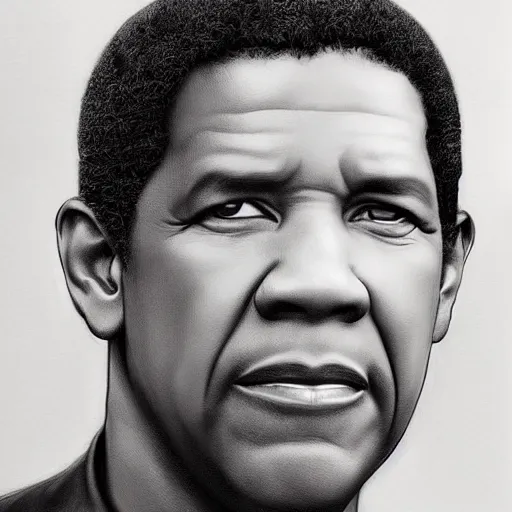 Image similar to Denzel Washington by Aleksander Rostov