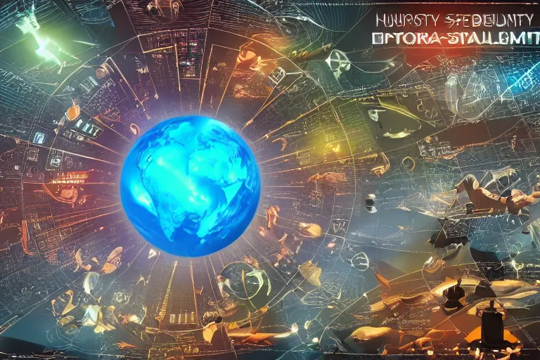 Image similar to detailed infographic depicting humanity's popularity with extraterrestrial cultures, digital display, highly detailed, full color, crisp detailed 3 d render, visualization
