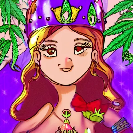 Image similar to princess of cannabis