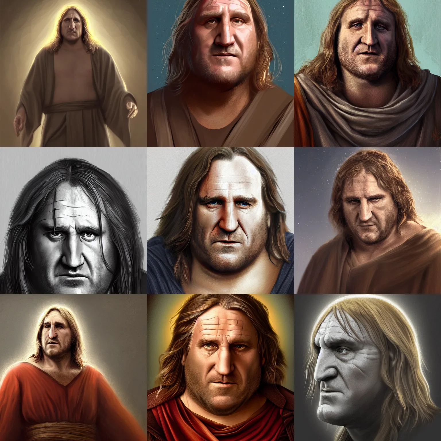 Qui-Gon Jinn Portrait on Behance