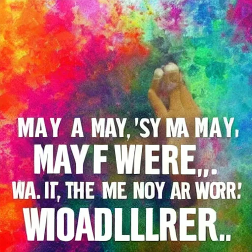 Prompt: you may say i'm a dreamer, but i'm not the only one. i hope someday you'll join us. and the world will live as one