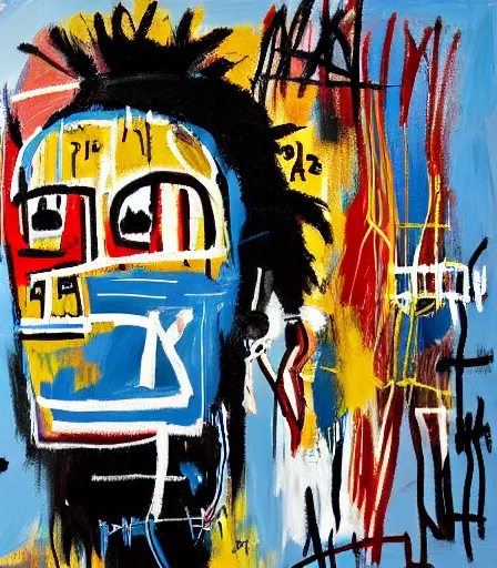 Image similar to impressive high quality high detail painting by jean - michel basquiat, hd,