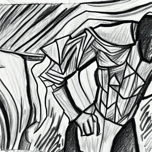 Image similar to a drawing in the style of emmanuel troy