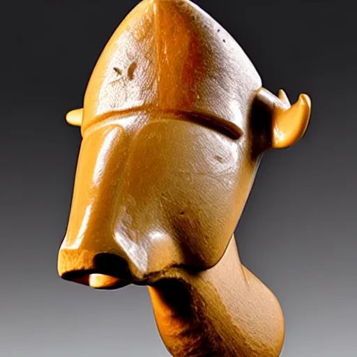 Image similar to bull, cycladic figurine