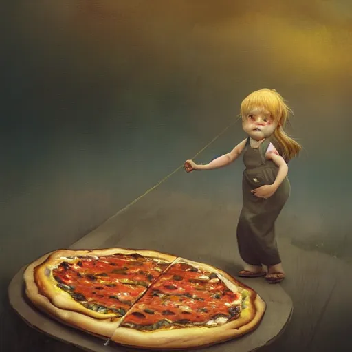 Image similar to neapolitan pizza margherita, by esao andrews, by james jean, humorous illustration, hyperrealistic, big depth of field, warm colors, night scenery, low light, 3 d octane render, 4 k, conceptart, hyperdetailed, hyperrealistic, trending on artstation