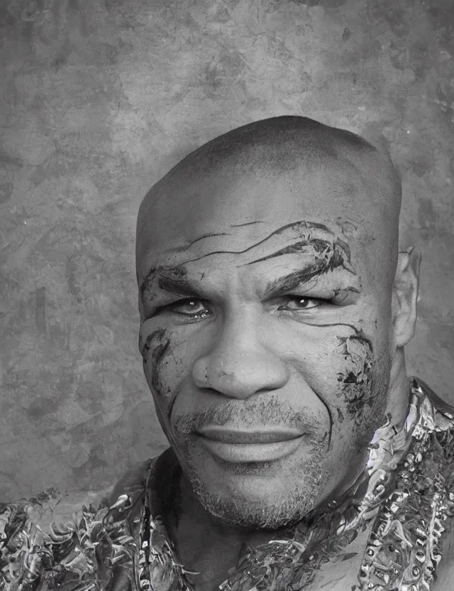 Image similar to photo portrait of Mike Tyson