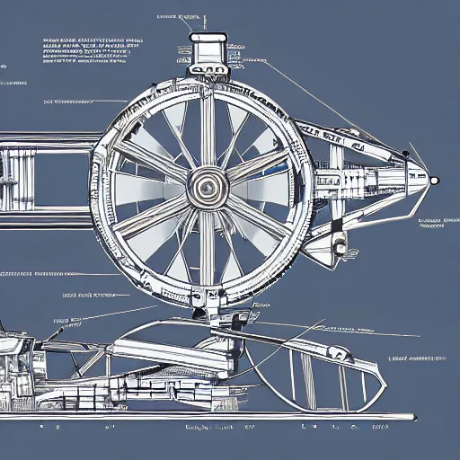 Prompt: detailed intricate pristine schematic of sextant