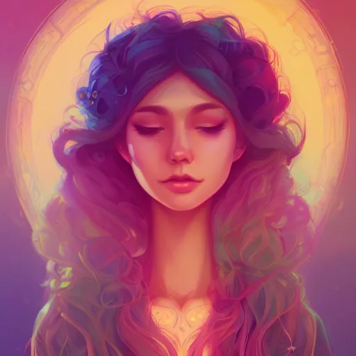 Prompt: a portrait of a beautiful hippie, art by lois van baarle and loish and ross tran and rossdraws and sam yang and samdoesarts, digital art, highly detailed, intricate, sharp focus, Trending on Artstation HQ, deviantart, unreal engine 5, 4K UHD image