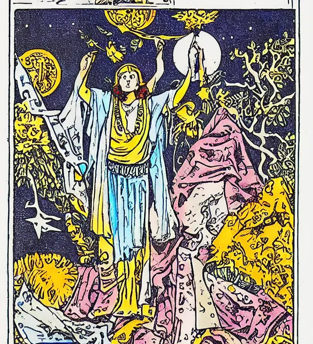 Image similar to tarot godness