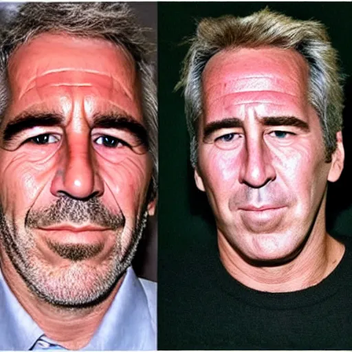 Image similar to Jeffery Epstein swaps faces with Nicholas Cage