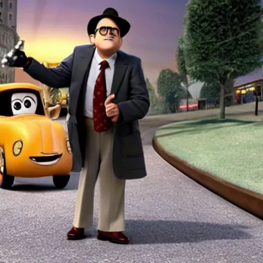 Image similar to <photo hd trending>((danny devito)) as ((inspector gadget)) in ((pixar movie))</photo>