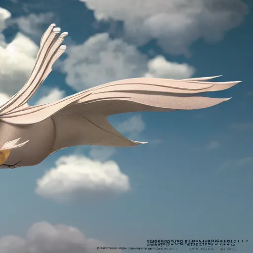 Image similar to luck dragon falcore soaring in the sky, 8 k character concept art, style of hayao miyazaki, 8 k rendering, vray, drum scanner