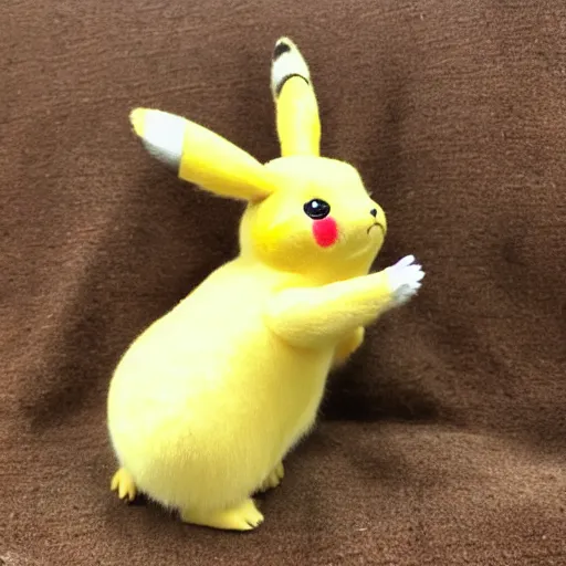 Image similar to a cashmere Pikachu