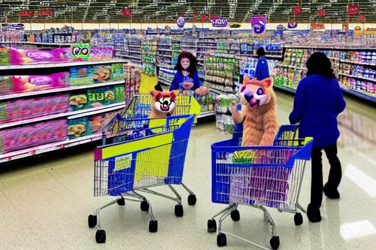 Image similar to photo of fursonas for sale at walmart on black friday