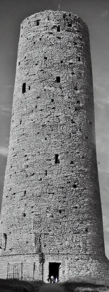 Image similar to The citadel Tower of the olak corn people.