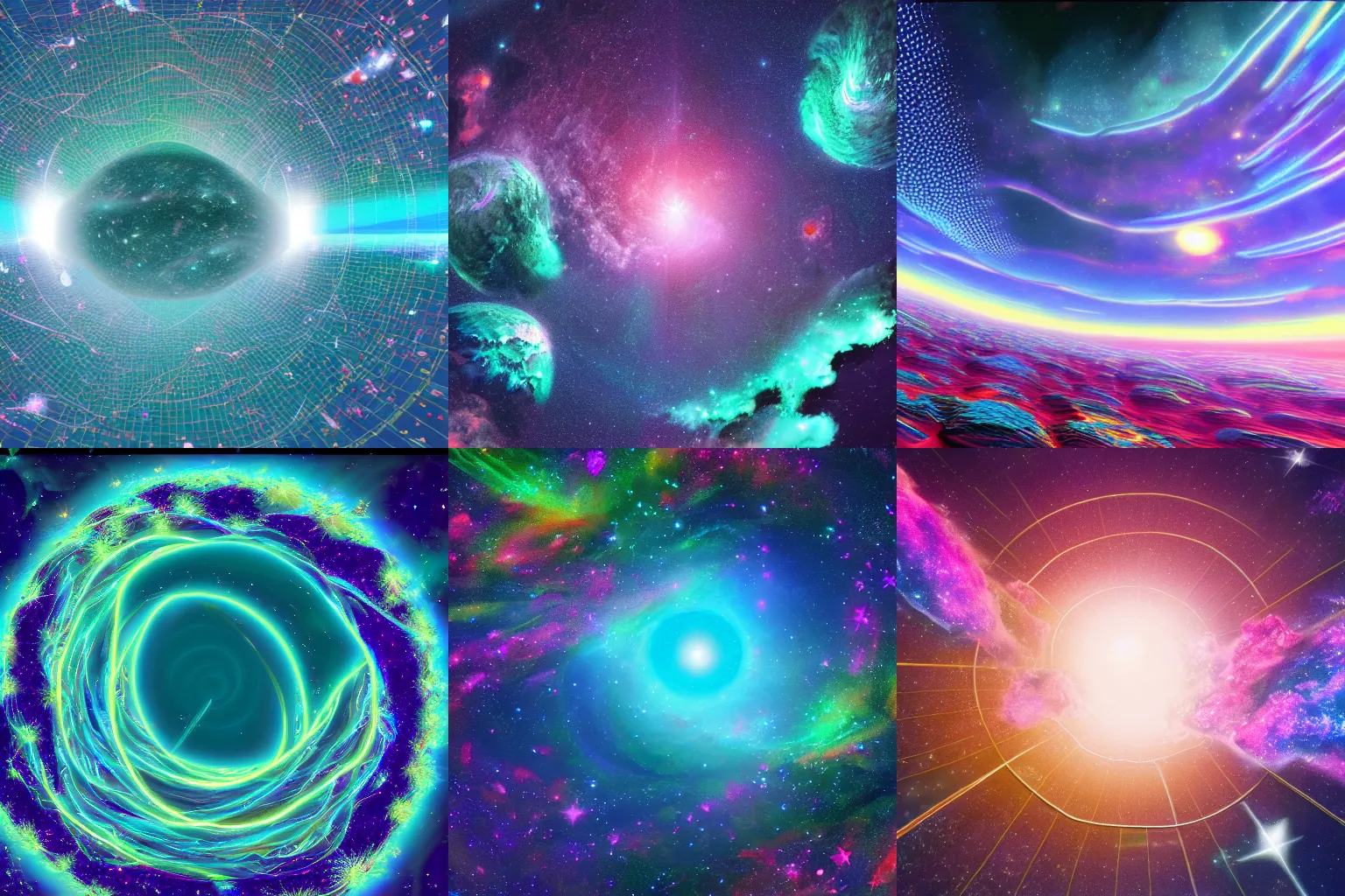 Prompt: the universe as a digital simulation, highly detailed, ultra detailed, vaporwave, 4k