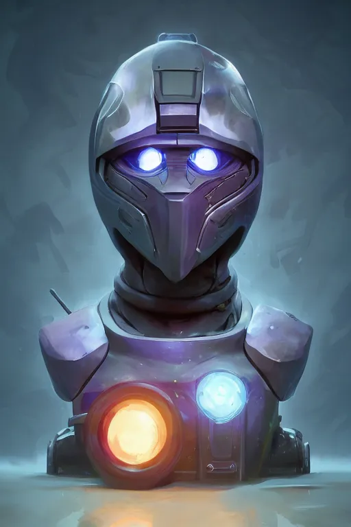 Image similar to epic mask helmet robot ninja portrait stylized as fornite style game design fanart by concept artist gervasio canda, behance hd by jesper ejsing, by rhads, makoto shinkai and lois van baarle, ilya kuvshinov, rossdraws global illumination radiating a glowing aura global illumination ray tracing hdr render in unreal engine 5