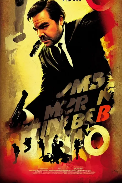 Image similar to movie poster for james bond starring matt berry