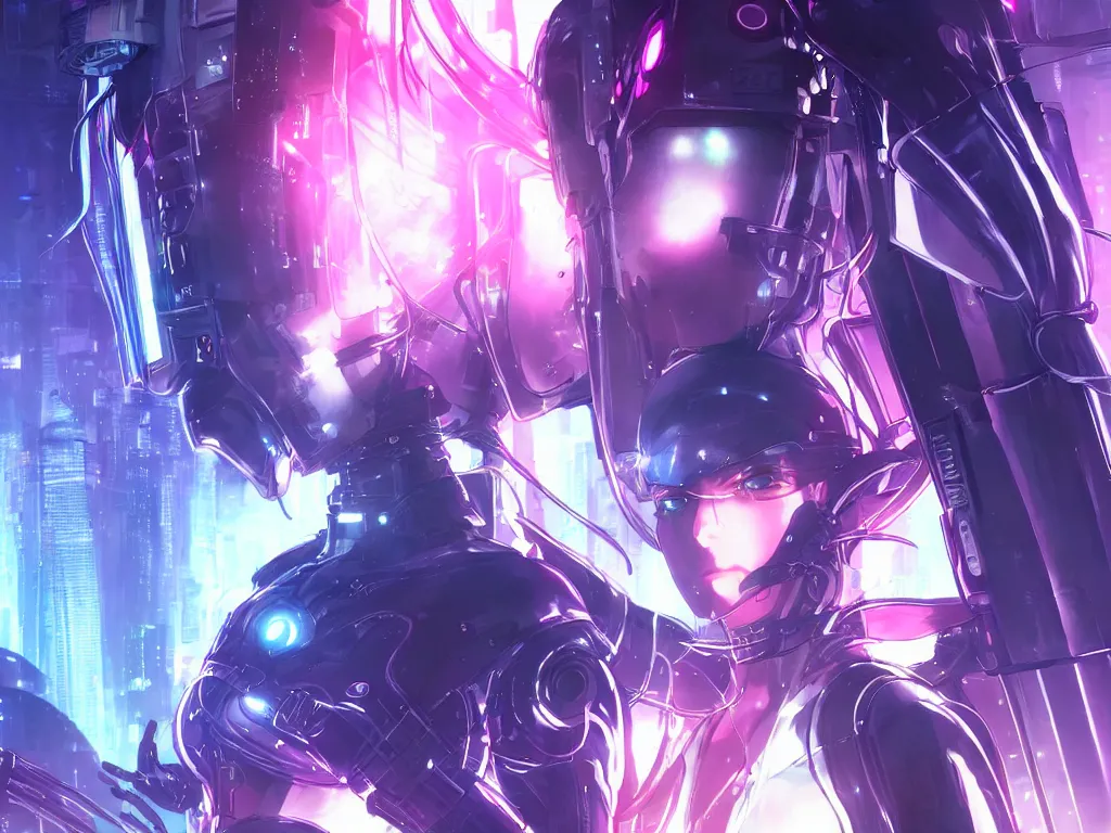 Image similar to portrait anime visual futuristic female cyber police, on cyberpunk neon light tokyo rooftop, ssci - fi and fantasy, intricate and very beautiful, human structure, concept art, sharp focus, anime by rossdraws and magali villeneuve and liya nikorov and luxearte, frostine engine