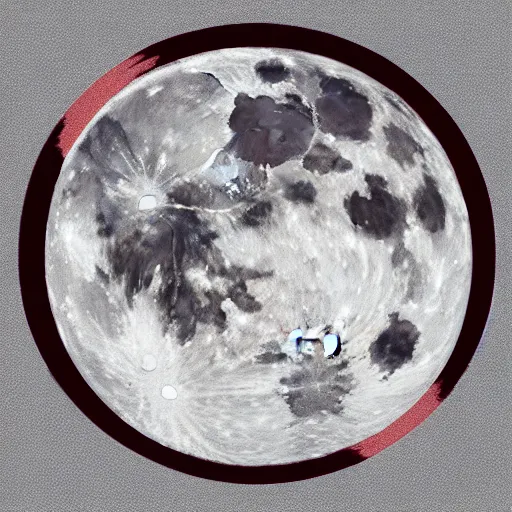 Image similar to maroon to black gradient, full moon