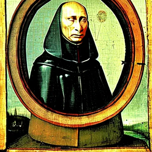 Prompt: putin by hieronymus bosch