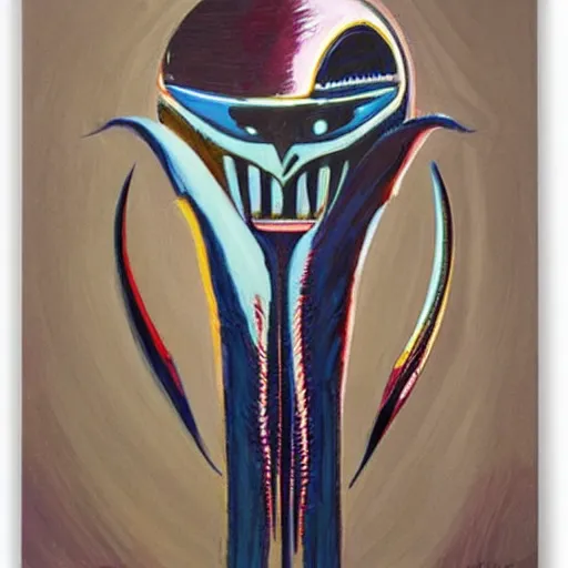 Image similar to alien by wayne thiebaud