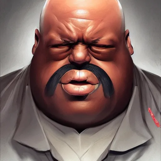 Image similar to a masterpiece portrait of heavy from tf 2. very detailed eyes. intricate, elegant, highly detailed. trending on artstation, digital art, by stanley artgerm lau, wlop, rossdraws, james jean, andrei riabovitchev, marc simonetti, yoshitaka amano