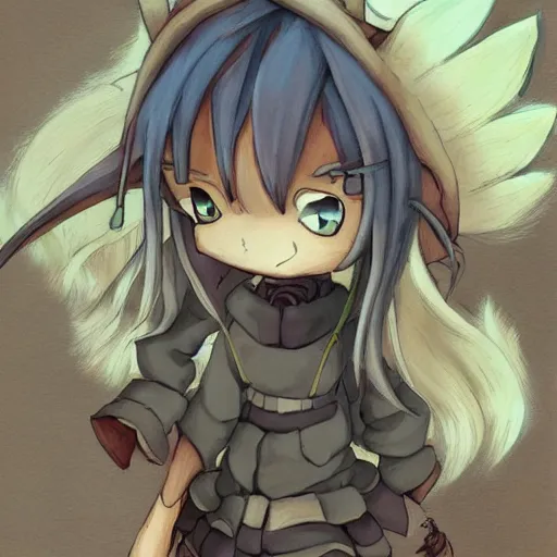 Image similar to Nanachi from Made in Abyss, Trending on Artsration