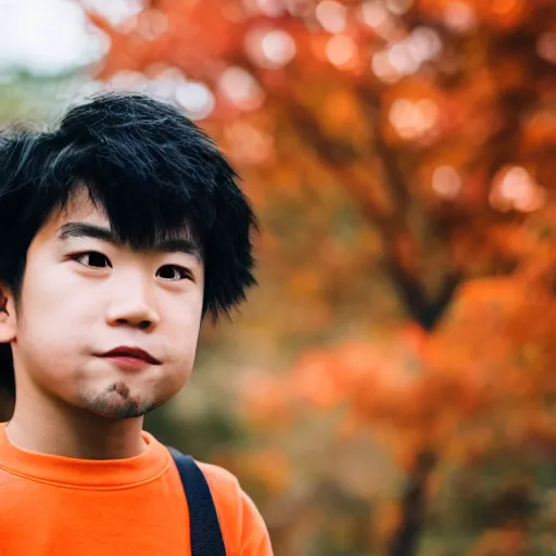 Prompt: portrait photo still of real life son goku, 8 k, 8 5 mm f 1. 8