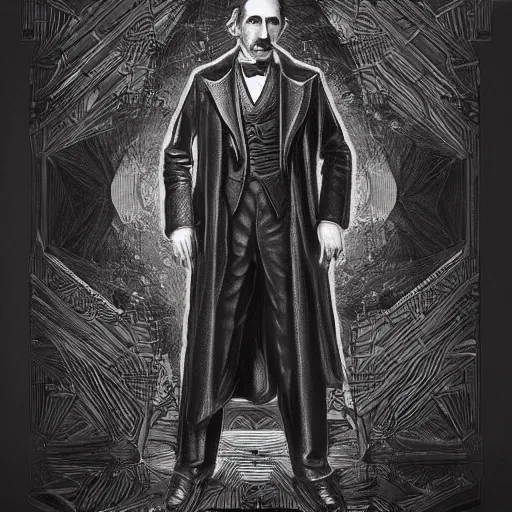 Image similar to Nikola Tesla in the fall guys, intricate detailed, ornate, behance, artstation, unreal render, unreal engine 5, octane