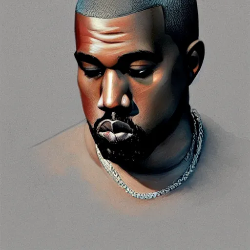 Image similar to Kanye West dressed in diamond armor, by Stanley Artgerm Lau, WLOP, Rossdraws, James Jean, Andrei Riabovitchev, Marc Simonetti, Yoshitaka Amano, ArtStation, CGSociety,