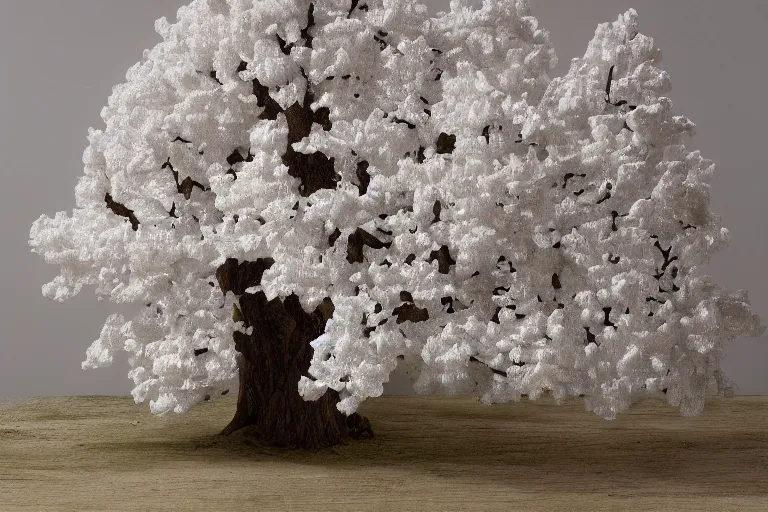 Prompt: studio photo of marshmallow tree, photorealistic, 50mm