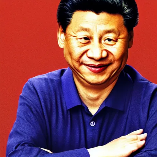 Image similar to xi jingping as 9 0 s american sitcom dad smile