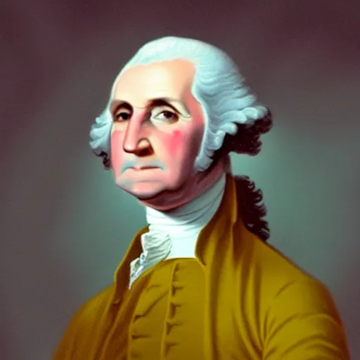 Image similar to hyper realistic selfie of george washington in 2 0 2 2