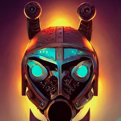 Image similar to cyberpunk viking helmet mask warrior goddess robot ninja fantasy, art gta 5 cover, official fanart behance hd artstation by jesper ejsing, by rhads, makoto shinkai and lois van baarle, ilya kuvshinov, ossdraws