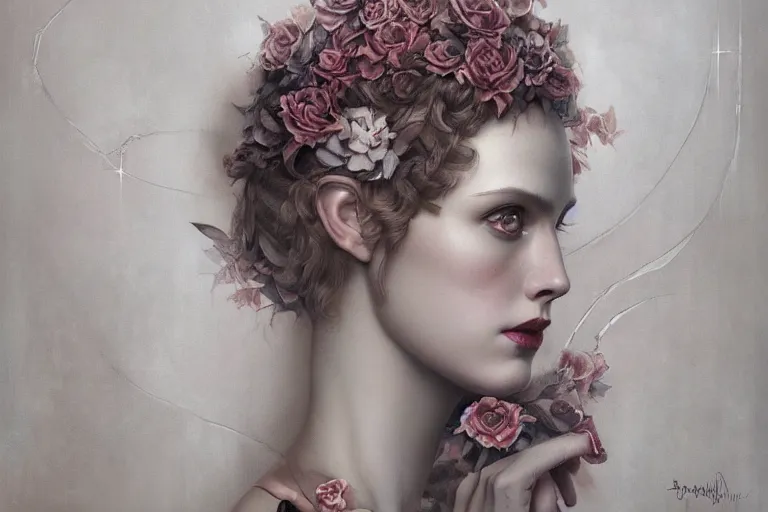 Prompt: a beatiful pattern on a white background, highly detailed, expressive, beautiful symmetric, perfect proportions, award winning, by Tom Bagshaw