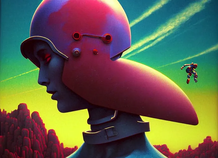 Prompt: beautiful extreme closeup photo in style of frontiers rendered in octane 3d of knights in motorcycle helmets play soccer in amphitheater , fashion magazine September retrofuturism edition, , Edward Hopper and James Gilleard, Zdzislaw Beksinski, Steven Outram, highly detailedrich deep colors. rich deep colors. Beksinski painting, art by Takato Yamamoto. masterpiece. rendered in blender, ultra realistic, smooth shading, ultra detailed, high resolution, cinematic, unreal 6