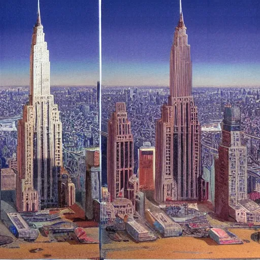 Prompt: o'neill cylinder version of New York City.