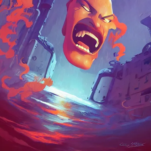 Image similar to face icon stylized minimalist the poseidon adventure 1 9 7 2, loftis, cory behance hd by jesper ejsing, by rhads, makoto shinkai and lois van baarle, ilya kuvshinov, rossdraws global illumination