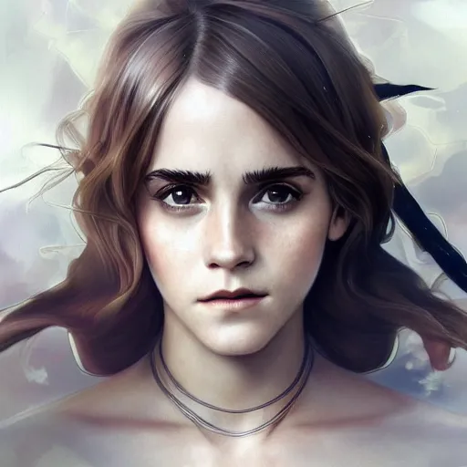 Image similar to ultra realistic illustration, emma watson anime, intricate, elegant, highly detailed, digital painting, artstation, concept art, smooth, sharp focus, illustration, art by artgerm and greg rutkowski and alphonse mucha and wlop