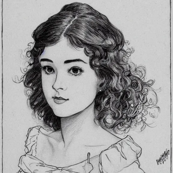 Image similar to a highly detailed portrait in the style of milo manara and in the style of charles dana gibson.