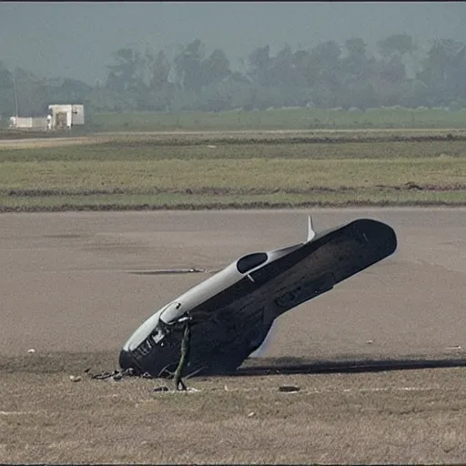 Image similar to crash landing