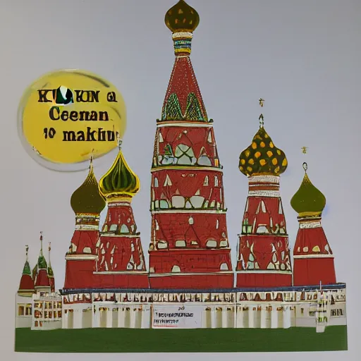 Image similar to kremlin made of sugar