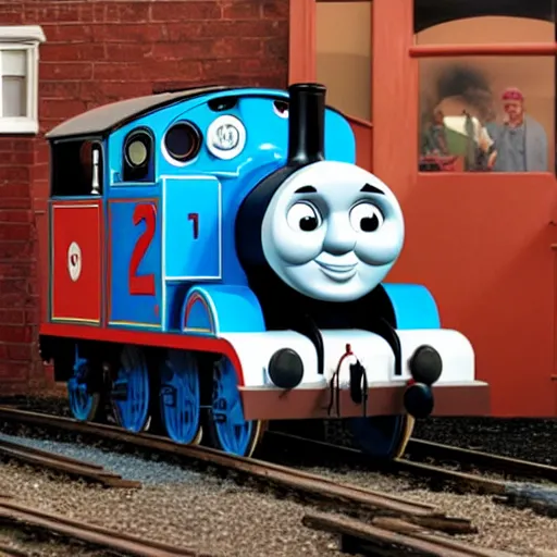 Image similar to Thomas the tank engine