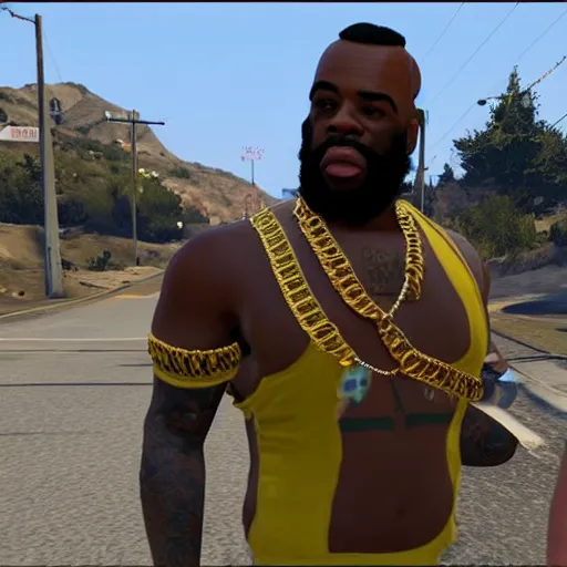 Image similar to “Mr T in GTA V”