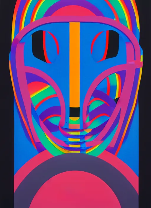 Image similar to person wearing a mask by shusei nagaoka, kaws, david rudnick, airbrush on canvas, pastell colours, cell shaded, 8 k
