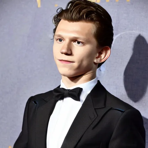 Prompt: tom holland as james bond