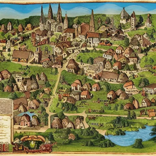 medieval towns and villages