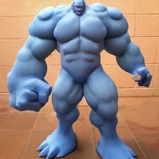 Prompt: machamp in real life
