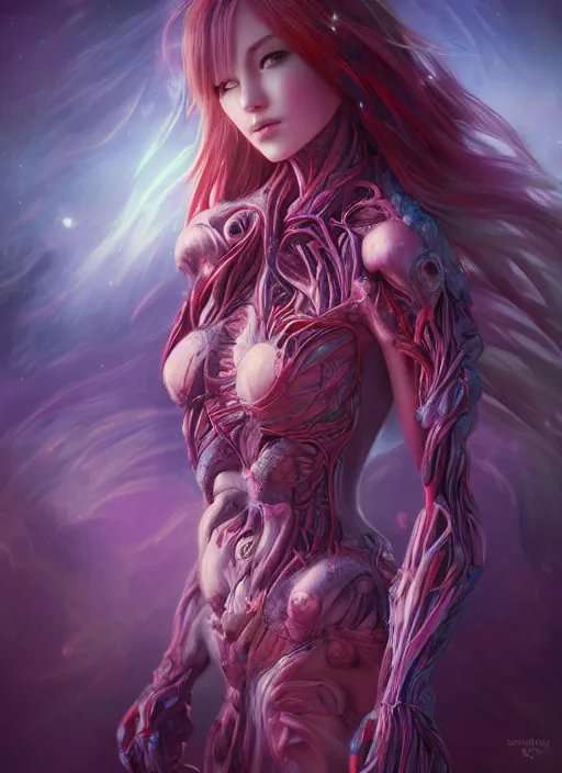 Image similar to dreamscape, female, ross tran, vivid colors, anatomical, highly detailed sculpture, intricate detailed, ommatidia, 8 k, cinematic atmosphere, post - processing